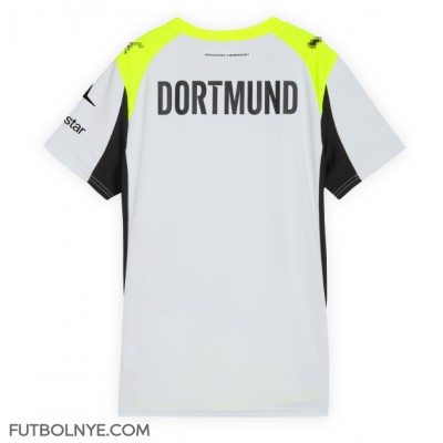 Camiseta Borussia Dortmund Visitante Equipación para mujer 2025-26 manga corta Camiseta Borussia Dortmund Visitante Equipación para mujer 2025-26 manga corta